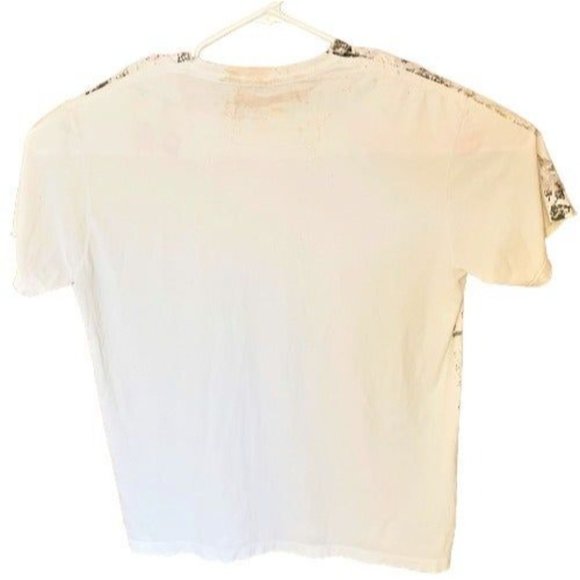 AC/DC Limited Edition Vintage All Over Print Front Side White Men's T-Shirt-XL - Picture 6 of 10